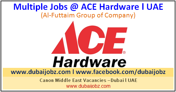 Job-Multiple Job Vacancies at ACE-An Al-Futtaim group of company-Uae