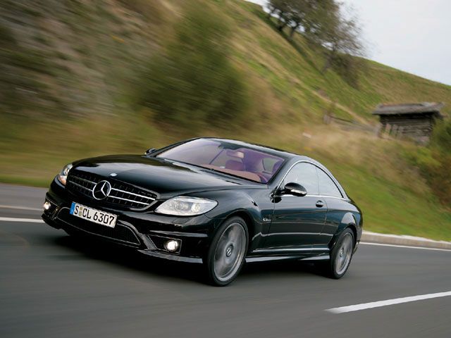 and a shift in the Manual mode on car 2011 MercedesBenz CL63 AMG coupe