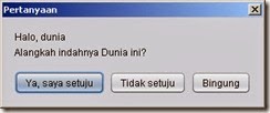 OptionDialogYesNoCancelPlain