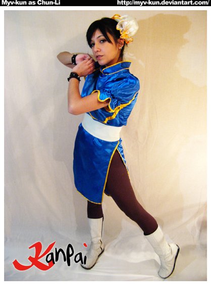 Myvkun as ChunLi of Street Fighter