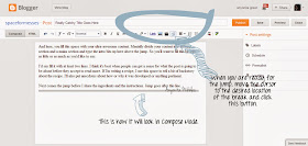 How to isert a break in Blogger from www.anyonita-nibbles.com