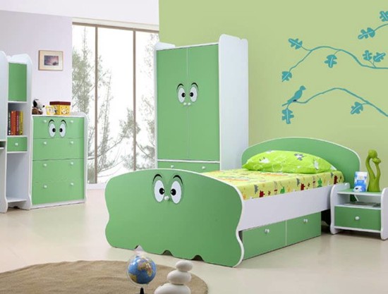 desain kamar anak  bertema ceria dan lucu