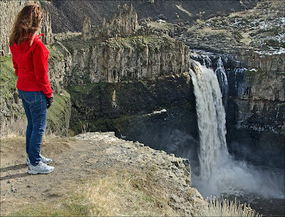 Palouse River flow over Palouse Falls - Teresa Foster.