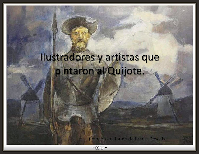 QUIJOTE-MANCHA-PINTORES-ILUSTRADORES-VIDEOS-ARTE-CUADROS-PINTOR-ERNEST DESCALS-