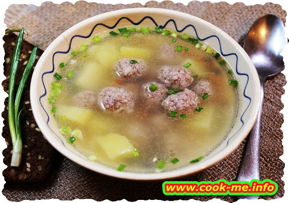 Meatballs soup
