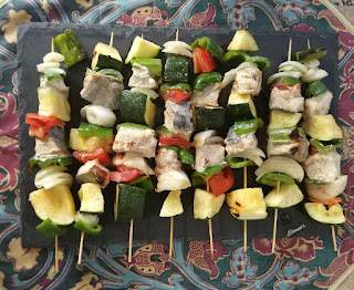 brochetas de bonito