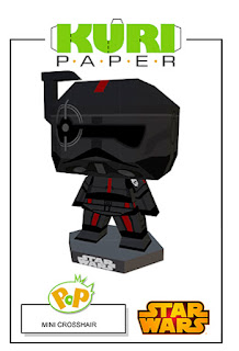 Kuri Paper - Pop Mini Funko Crosshair The Bad Batch  papercraft