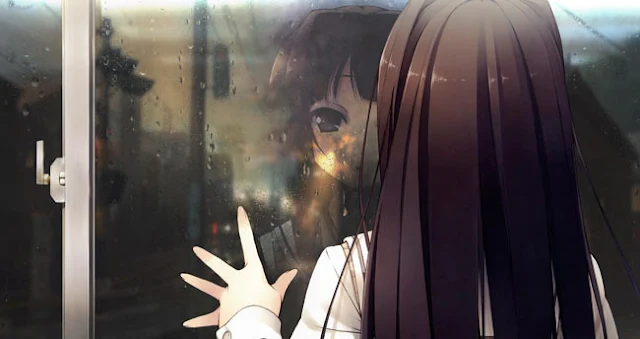 Anime Girl in The Rain Wallpaper Engine