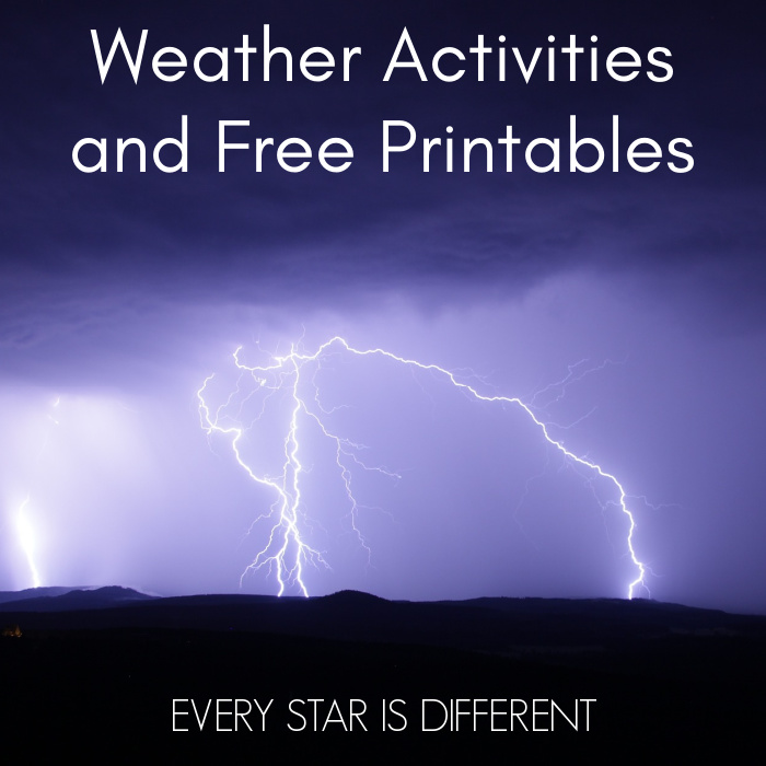 Weather Activities & Free Printables