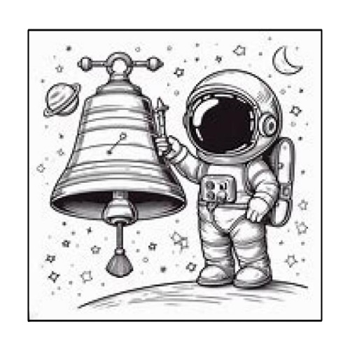 Astronaut Colouring Picture