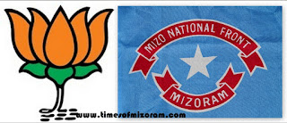 Mizoram Politics - BJP Leh MNF Inzawmna Nei Lo