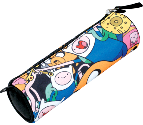 Buy Adventure Time Tubular Pencil Pouch, Single Zipper 