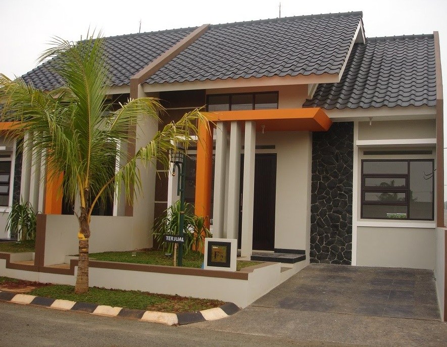 Konsep Contoh Rumah  Dinding Luar  Warna  Cat  Hijai Paling Top 