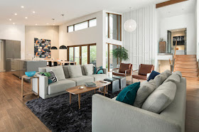 Comfortable interior living room design