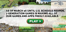 Get free games while US schools are closed, from 7 Generation Games