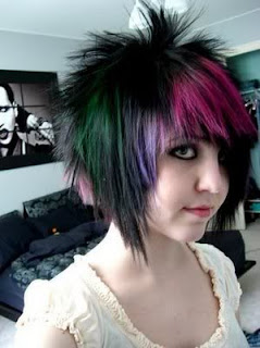 Short Scene Girls Hairstyles for 2011 Spring