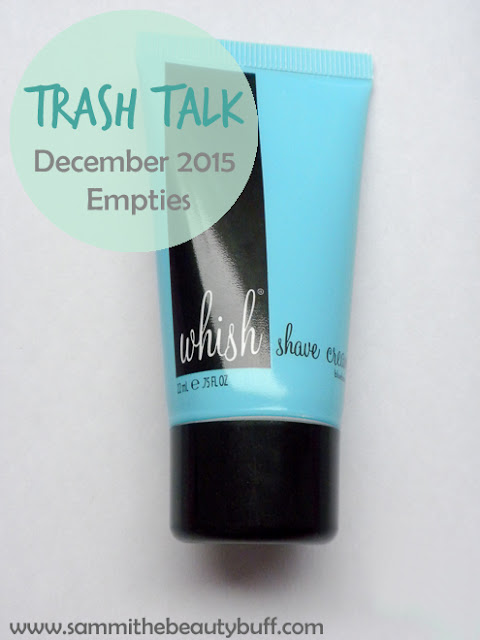 Trash Talk: December 2015 Empties