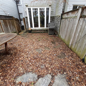 Toronto Riverdale Back Garden Spring Cleanup Before by Paul Jung Gardening Services--a Toronto Organic Gardener