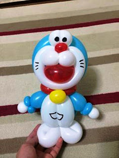 Contoh Gambar Balon Karakter Doraemon