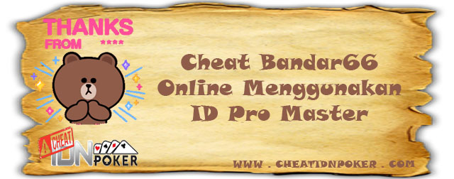 Cheat Bandar66 Online Menggunakan ID Pro Master