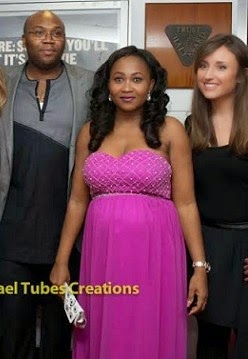 Nollywood Actress Mary Remmy Njoku Shows Off Big Baby Bump In London