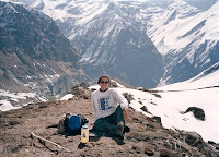 Abigail at Annapurna Base Camp