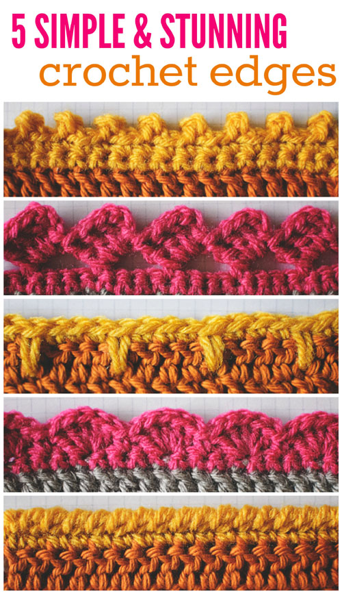 Simple & Stunning Crochet Edges - Tutorials