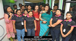 Ramya Krishnan at Green Trends Saloon