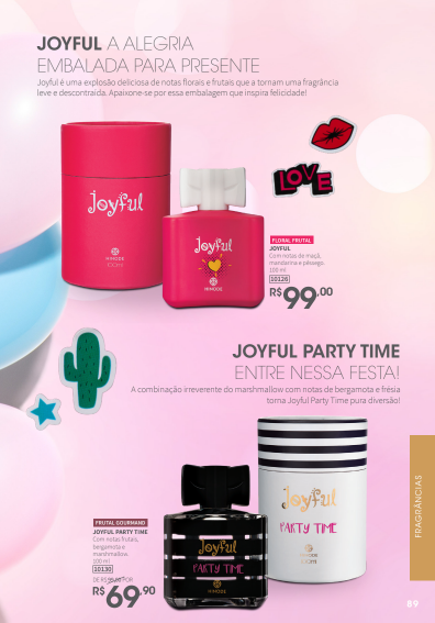 Perfumes da linha infantil Hinode Goiânia