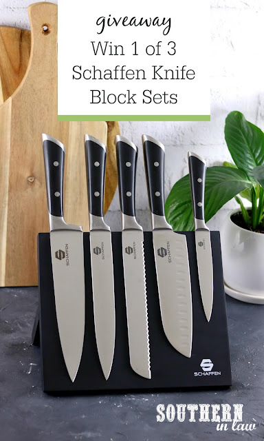 Win 1 of 3 Schaffen Magnetic Knife Block Sets - Kitchenware Giveaway Australia