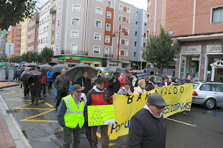 Manifestación de pensionistas en Barakaldo