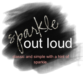 Sparkle Out Loud Design, blog design, web design, branding