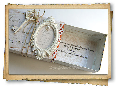 Wedding Invitation Keepsake Box by Guest Designer Danielle Flanders