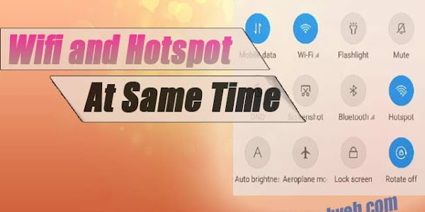 মোবাইলে wifi কানেক্ট থাকা অবস্থায় hotspot এর মাধ্যমে ইন্টারনেট শেয়ার করুন। 