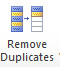 Hapus duplicate column dalam excel