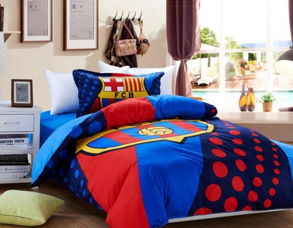  Desain  Kamar  tidur  Bertemakan Barcelona  Yang Keren rumahku