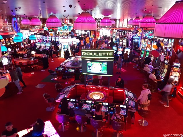 View of the Casino de Montreux from the entrance to the Queen Experience Studio.