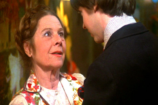 Ruth Gordon as the female lead in Hal Ashby's Harold and Maude 