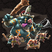 artwork of a Blue Boss Bokoblin