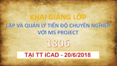 Khai giảng thành công lớp MS Project 1806