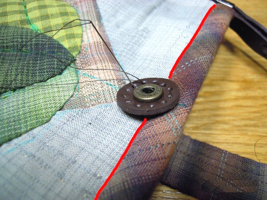Floral Applique Hand Quilted Purse Bag Shoulder Leather Handle. DIY Photo Tutorial. 
