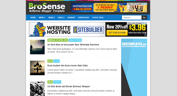 Brosense Responsive Template