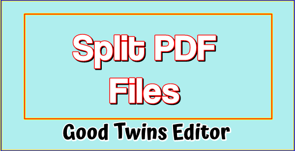 Split PDF Files Online