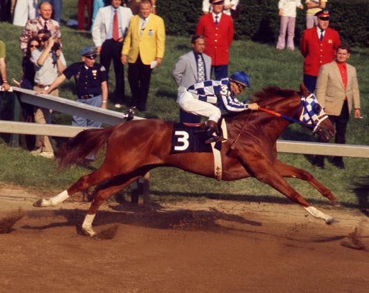 preakness stakes trophy. of four stakes winners.