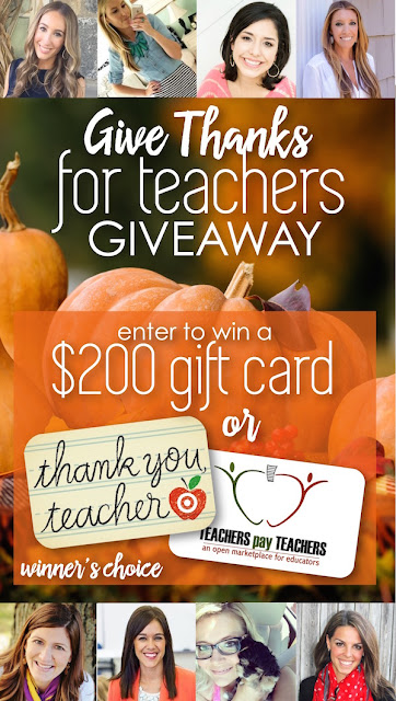 Thanksgiving Giveaway! - Apples and ABC's