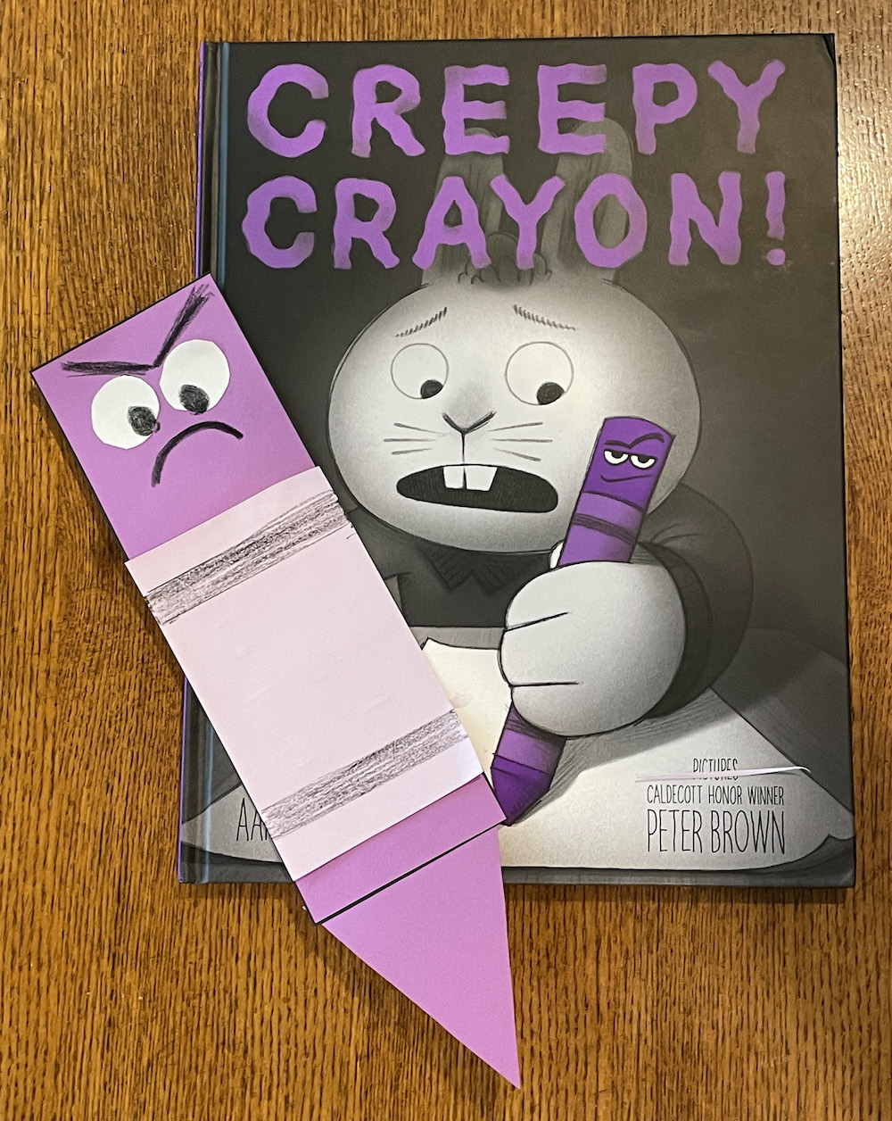 Creepy Crayon: Free Craft Template!