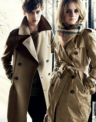 emma watson burberry. Emma Watson Burberry Ads Photo