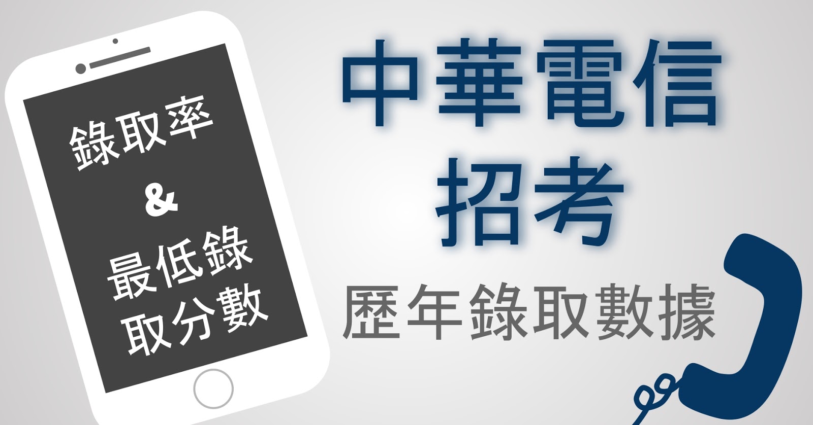 中華電信招考歷年報考人數、需用人數與錄取率