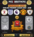 KITS JERSEY GDB Manchester United FC PREMIER LEAGUE INGGRIS 2017 - 2018 IN PES 6 By VillaPilla Kitmaker - PES 6