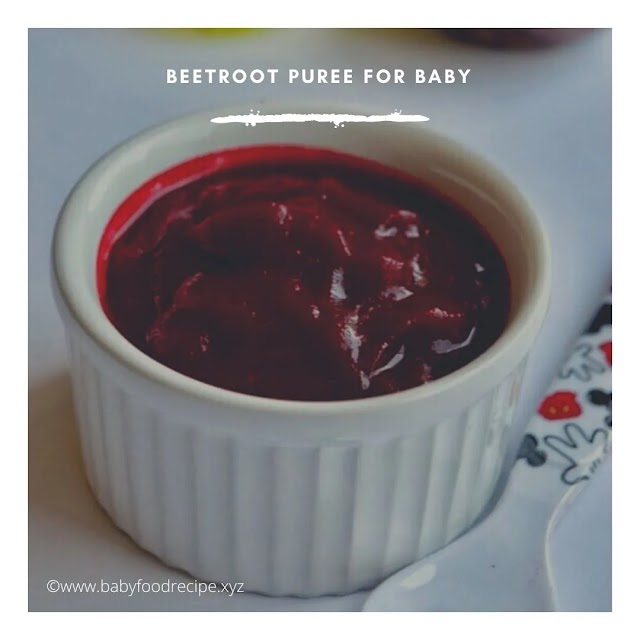 Beet Baby Food Recipe | Baby Puree